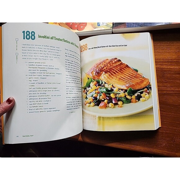 3 Rachel Ray Cookbooks - 30 Min Meals Get Real & 30 Minutes 2 & 365 Meals PBs - Picture 9 of 16